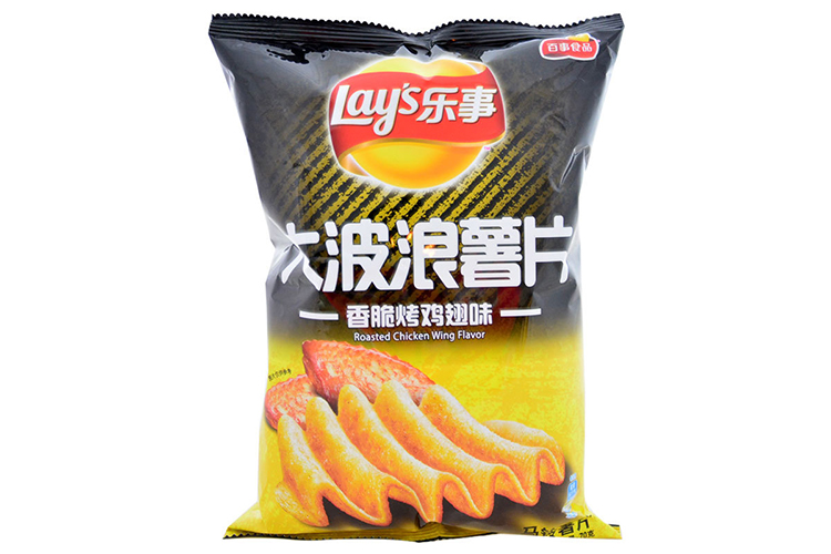 LAYS POTATO CHIPS BARBECUE CHICKEN WING FLAVOR 40G 10PACKS